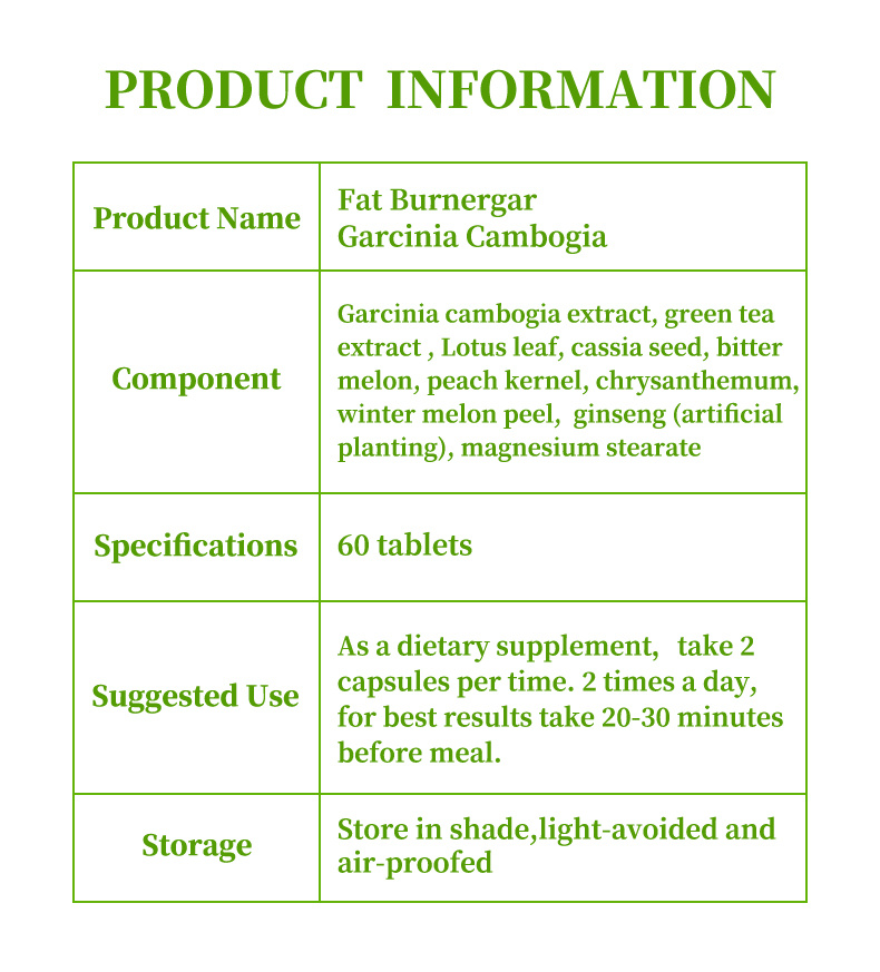 FAT BURNERGAR Garcinia Cambogia - Image 8