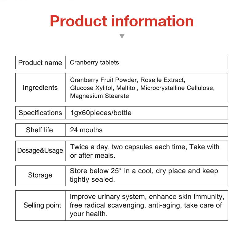Cranberry Tablets - Image 7